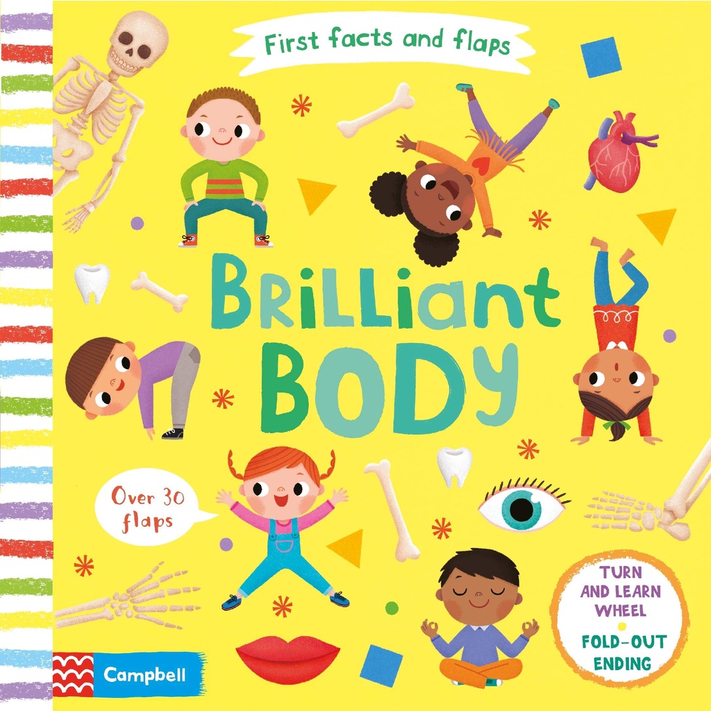 First Facts and Flaps: Brilliant Body (硬頁翻翻書)(硬頁書)/Campbell Books【三民網路書店】