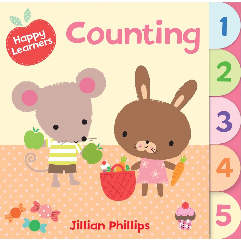 Happy Learners: Counting(硬頁書)/Jillian Phillips【禮筑外文書店】