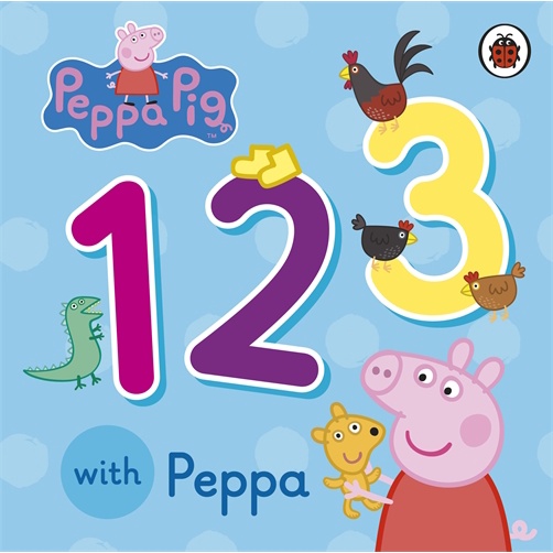 Peppa Pig: 123 with Peppa (硬頁書)/Peppa Pig【禮筑外文書店】
