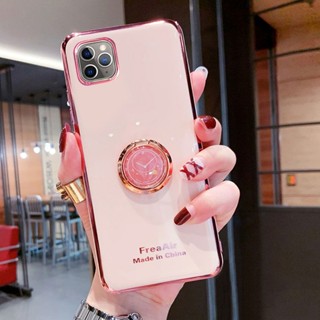 適用蘋果14手機殼電鍍矽膠指環iphone13保護套14Promax男女12膚感
