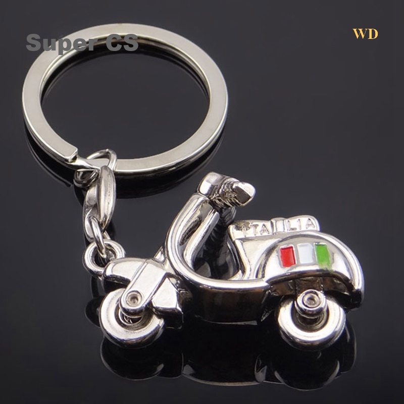 山葉 Wd 三維摩托車鑰匙扣適用於 Vespa Piaggio 125 Ducati Honda Yamaha Suzu