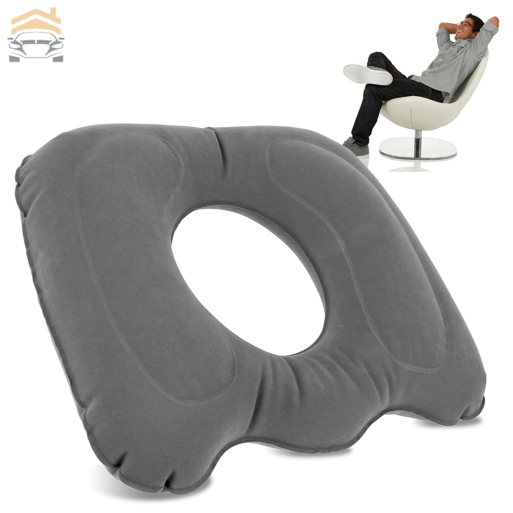 長坐充氣甜甜圈座墊防漏充氣甜甜圈枕可調節輕便椅座墊 SHOPTKC0306