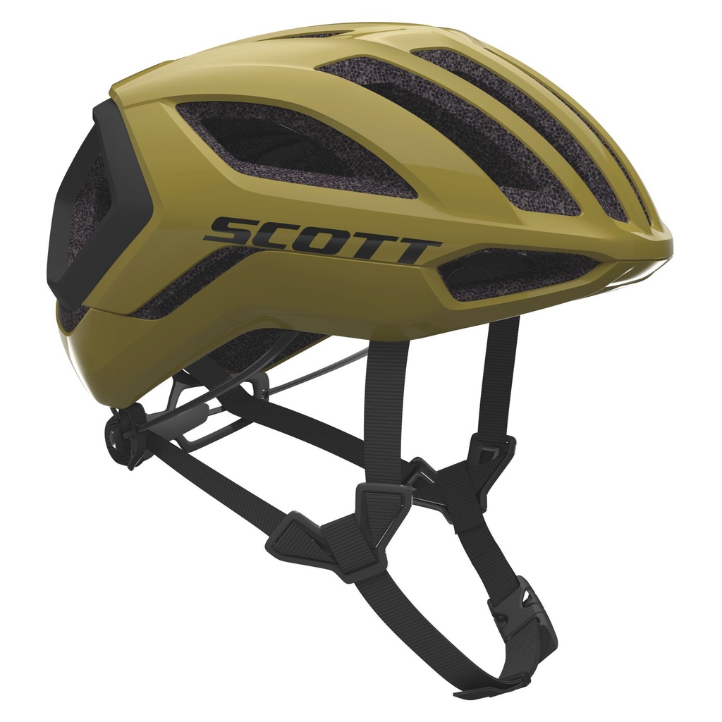 SCOTT CENTRIC PLUS 超輕量全能型競賽級安全帽〔橄欖綠〕- MIPS-AIR 新型多向衝擊腦部保護系統