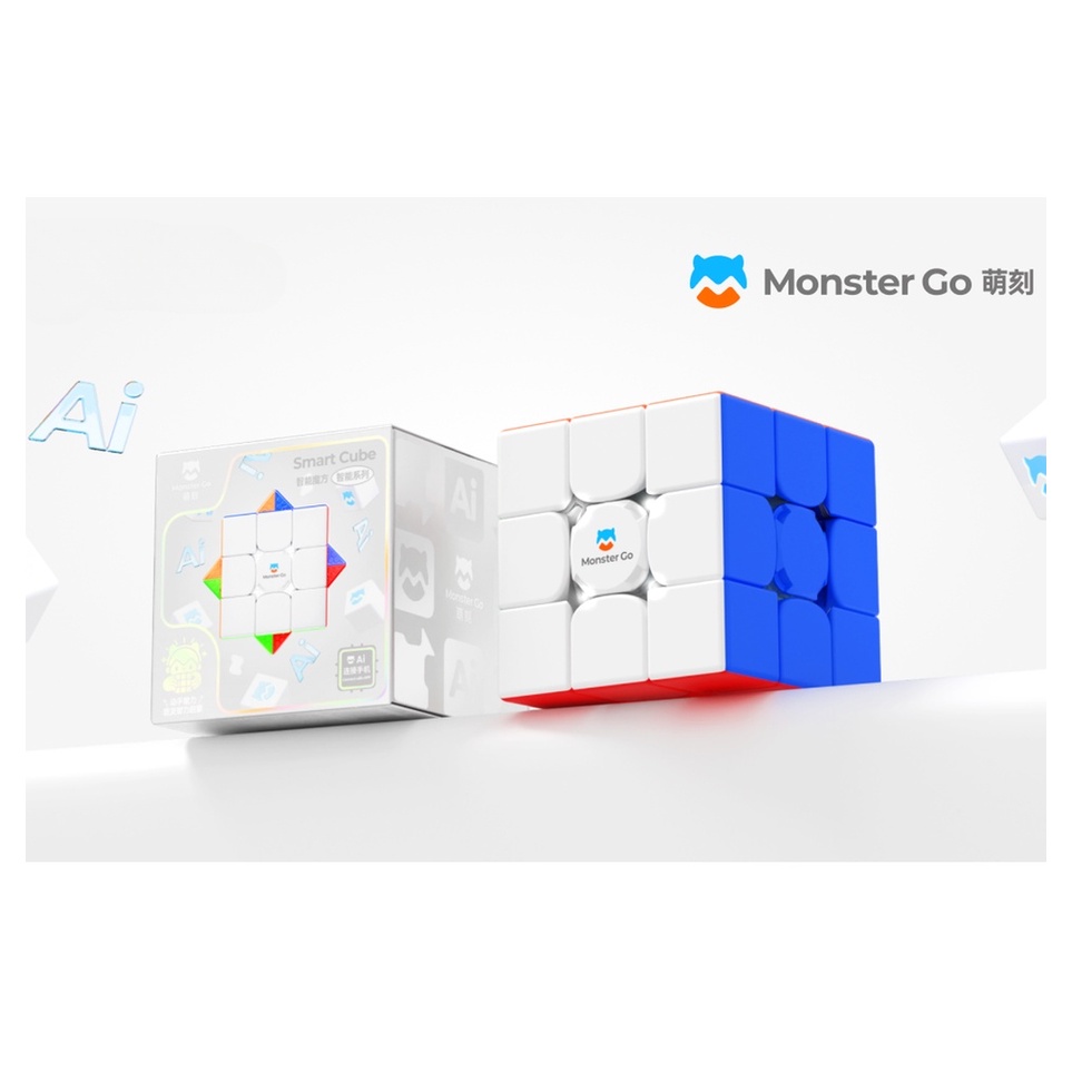 Gan Monster Go Speed Cube 3x3 磁性立方體、Ai 智能立方體、鏡子立方體、Pyraminx