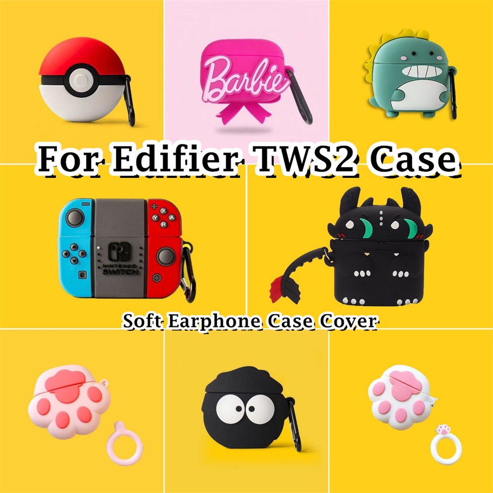 EDIFIER 【現貨】漫步者TWS2 Case酷潮卡通系列軟矽膠耳機套外殼保護套