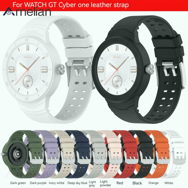 Arnelian 錶帶保護套一體式保護器替換錶帶適用於華為 Watch GT Cyber