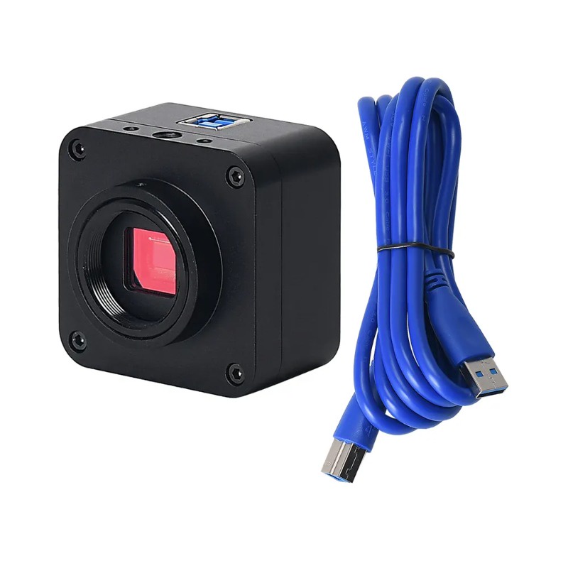 8mp 4K 索尼傳感器 IMX 顯微鏡相機 UVC USB 測量電子數字目鏡,用於維修 PCB 焊接天文學