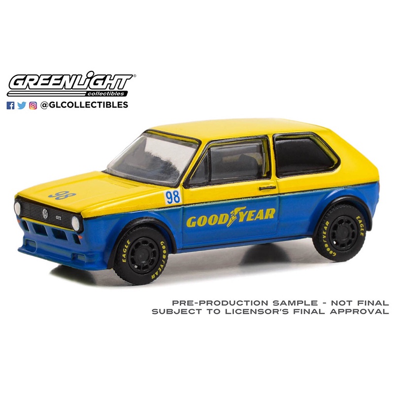 💎💎綠光 1:64 1976 大眾高爾夫Mk1 GTI 寬體固特異輪胎 36080F