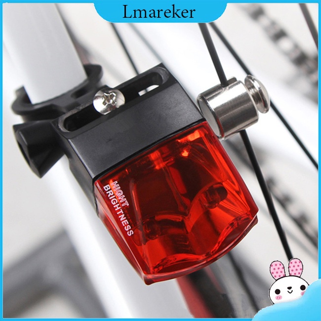 Lmareker自行車尾燈防水磁力發電警示燈自行車裝備配件