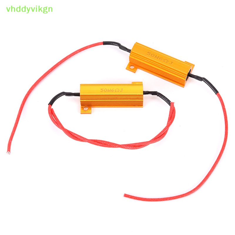 Vhdd解碼器接線內部電纜led錯誤接線電阻50w 6歐轉向信號負載電阻器大燈負載電阻器TW