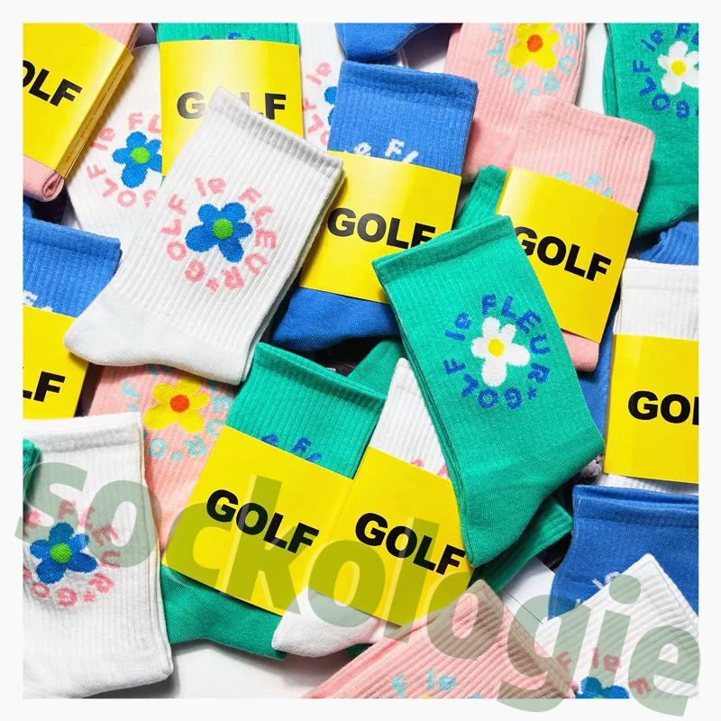 免運台灣現貨sockologie 襪子學🧦Golf le Fleur Tyler 花 街頭滑板 花朵襪 中筒襪 長襪