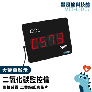 co2監測 二氧化碳偵測器 室內空品 空氣品質監測 MET-LEDC7 空氣汙染 二氧化碳濃度 二氧化碳濃度偵測器