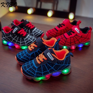 LED兒童亮燈運動鞋 兒童發光鞋 男女童跑步鞋 寶寶閃光鞋