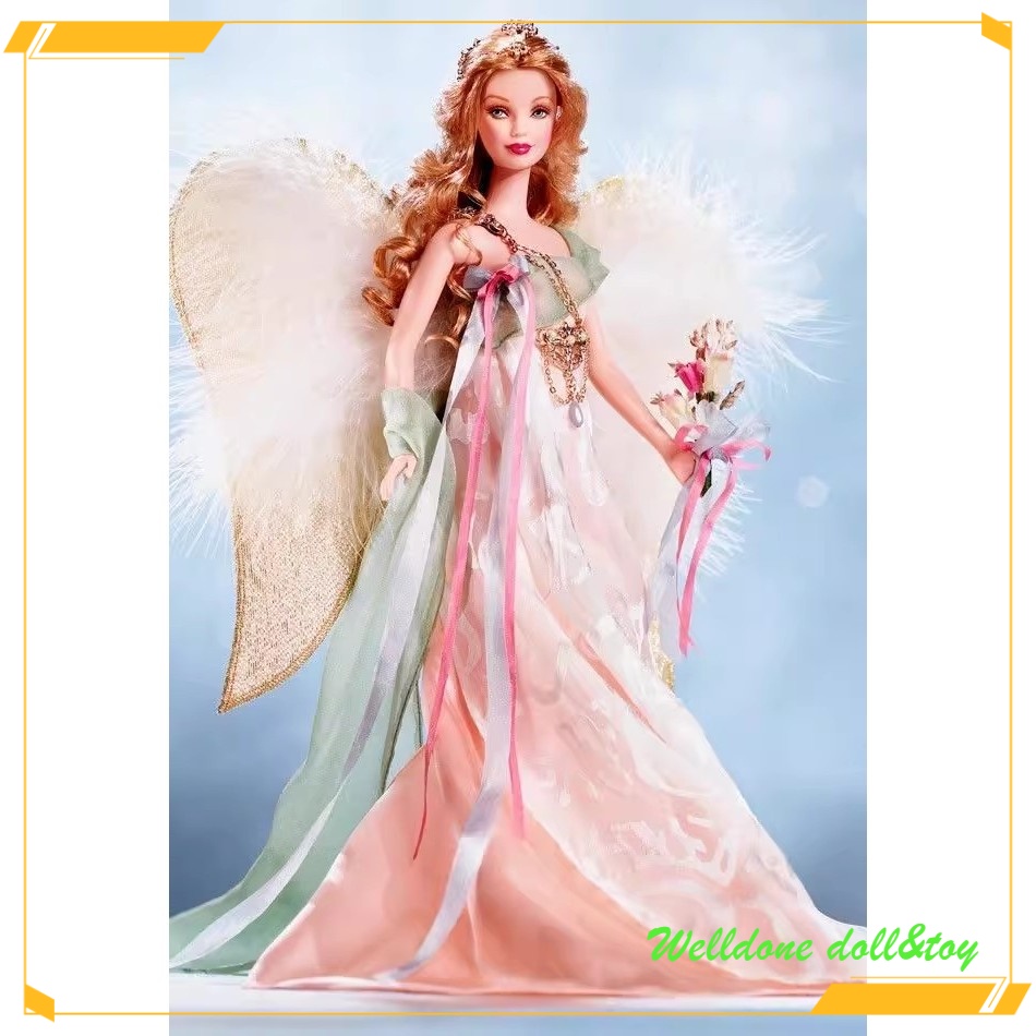 【現貨】Barbie Golden Angel 2006 正品絕版黃金天使芭比娃娃粉標