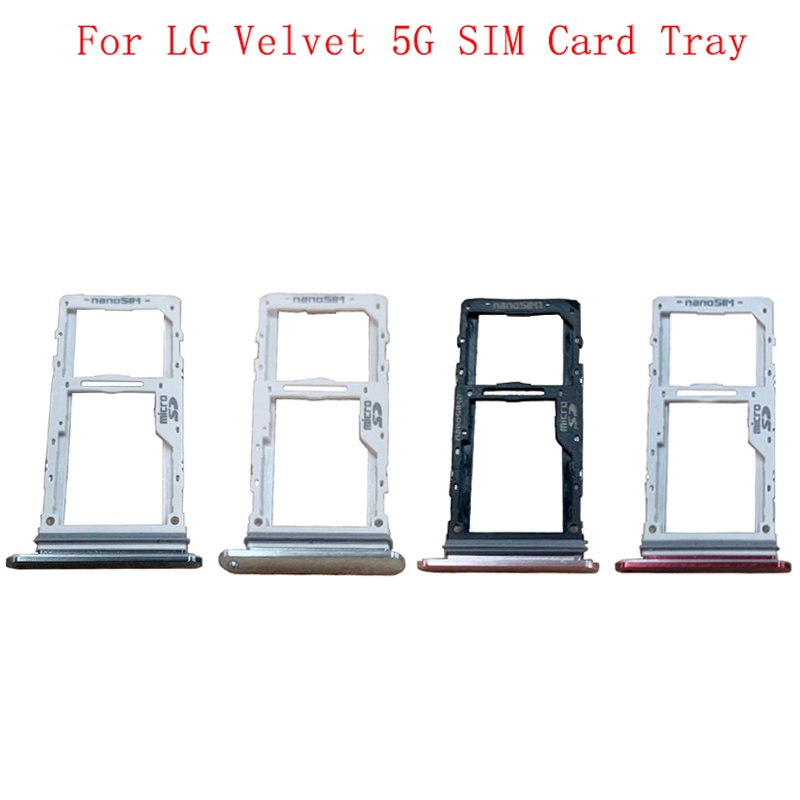 內存 MicroSD 卡 SIM 卡托盤部件用於 LG Velvet 5G G900 Q92 更換部件的 SIM 卡插槽