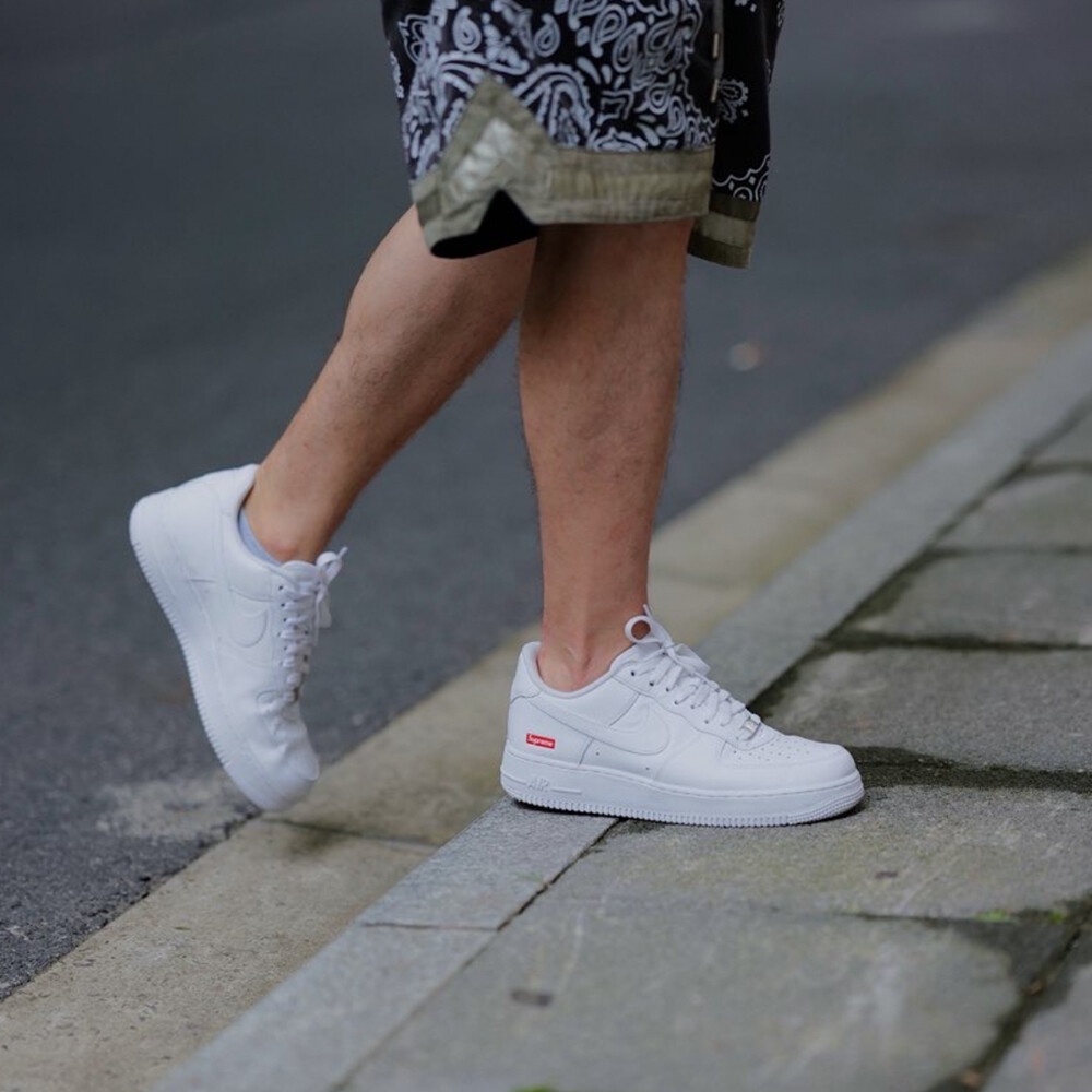 【Fashion SPLY】Nike Air Force X Supreme White 白 聯名 CU9225-100