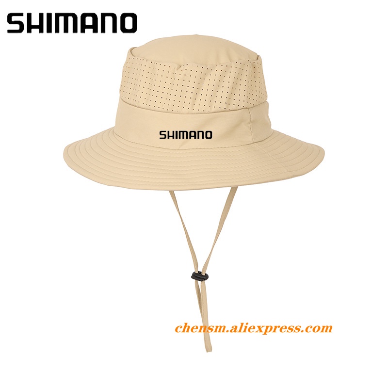 Shimano 男士釣魚漁夫帽防紫外線漁夫帽巴拿馬戶外防曬帽女士 Boonie 帽子