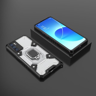 適用於OPPO Reno6車載指環手機殼OPPO Reno6太空艙精孔手機殼