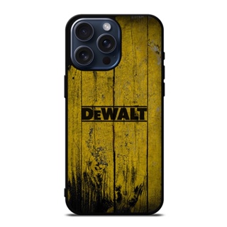 新品DEWALT WOODEN LOGO 時尚新款精緻手機殼保護套適用於 IPhone 15 Pro Max