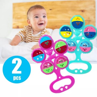 樹形塑料搖鈴/嬰兒搖鈴/2 件嬰兒禮物/嬰兒玩具