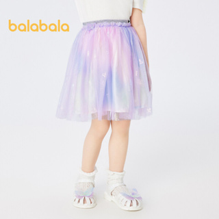 巴拉巴拉兒童裙女童短款夏裙兒童半裙兒童寶寶漸變甜美紗裙