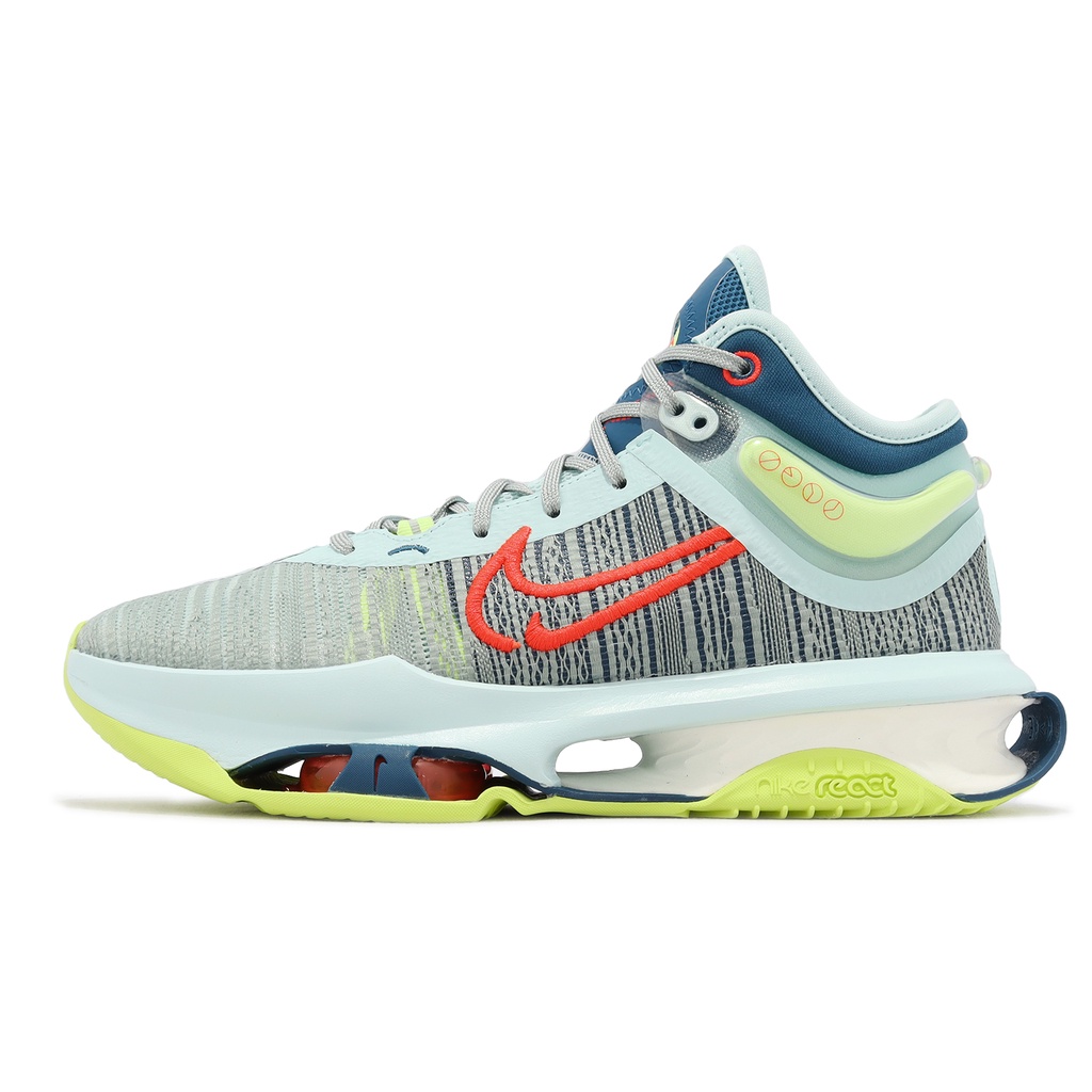 Nike 籃球鞋 Air Zoom G.T. Jump 2 EP 藍綠 灰 男鞋 GT 【ACS】 DJ9432-300