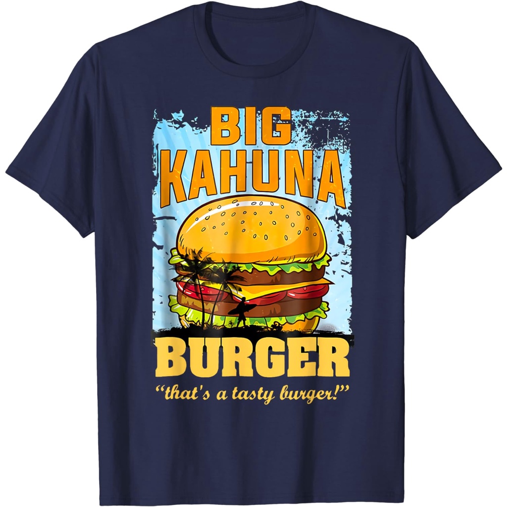 男士棉質 T 恤 Big Kahuna Burger 那是美味漢堡 T 恤 4XL, 5XL, 6XL