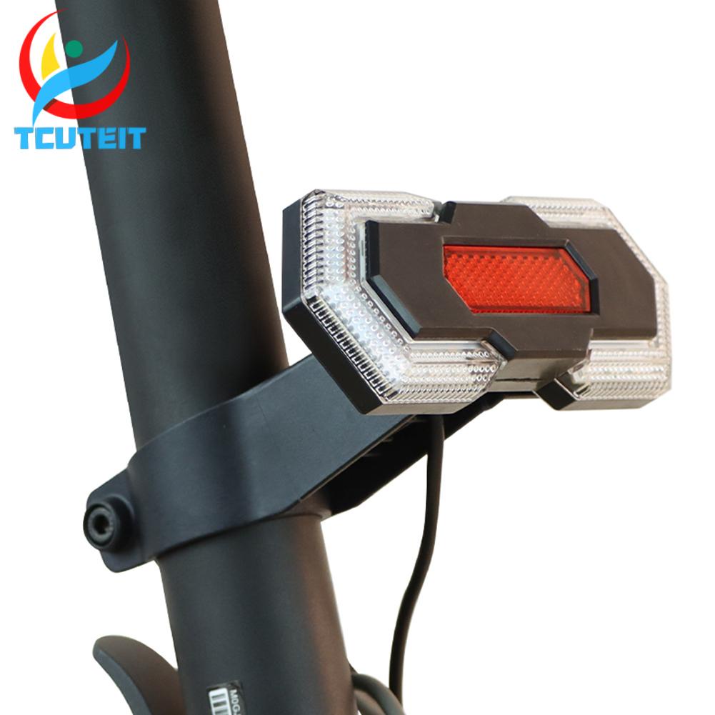 電動滑板車轉向尾燈+前燈 接線款夜間警示燈 適用於M365 PRO 2 MAX G30 Ninebot ES1