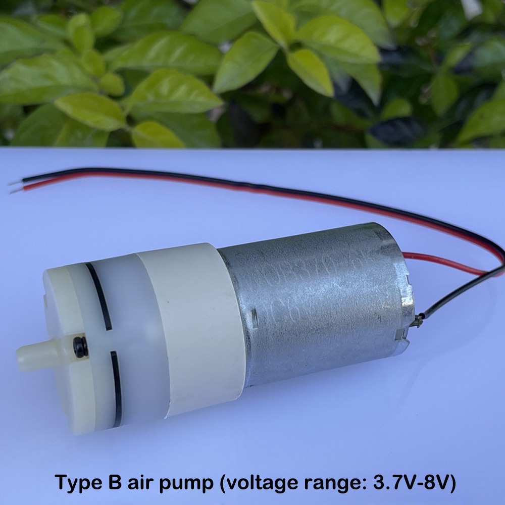 微型電動氣泵 DC 6V 370電機隔膜泵 2.1L/min 電子血壓計氣泵 水族箱氧氣泵 長壽命