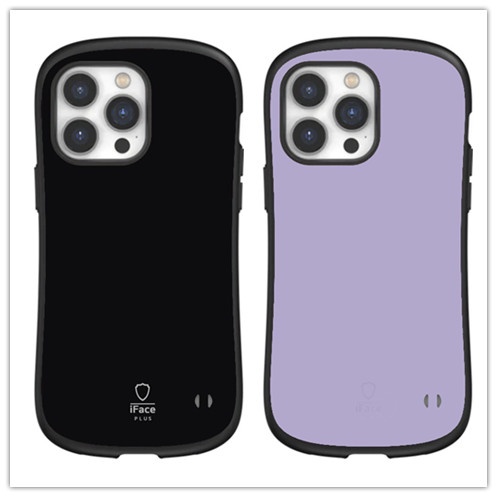 磨砂黑紫色 iface 手機殼適用於 iphone 11 12 13 14 15 pro MAX 7 8 plus X