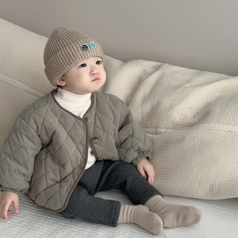 秋冬季韓版童裝嬰兒鋪棉外套 韓國保暖棉服 打底衫褲子洋氣套裝