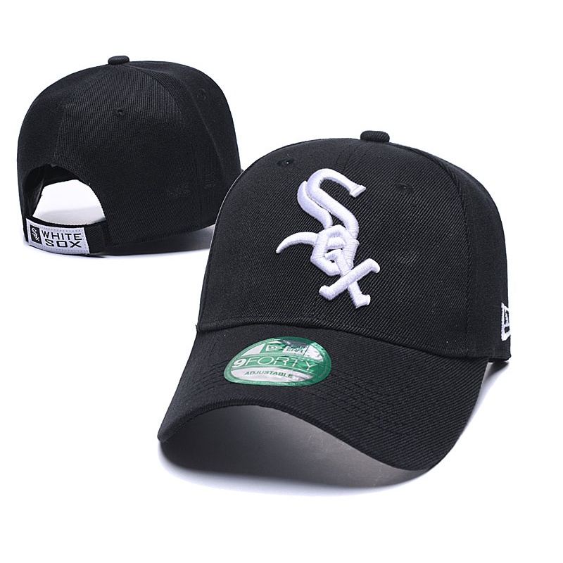 Mlb Chicago White Sox Snapback 嘻哈帽棒球帽運動帽青年帽子戶外時尚頭飾中性棒球帽