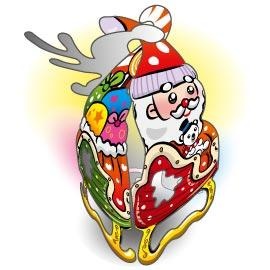 可愛聖誕吊飾－小雪橇【金石堂】