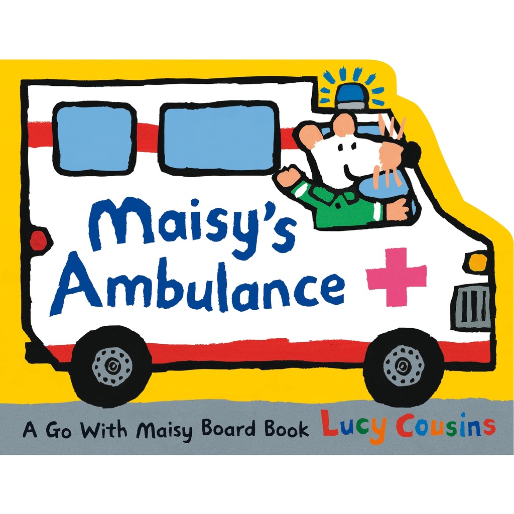 Maisy's Ambulance (造形硬頁書)/Lucy Cousins【禮筑外文書店】