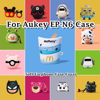 【Case Home】適用於 Aukey EP-N6 Case Niche 卡通圖案軟矽膠耳機套外殼保護套 NO.2