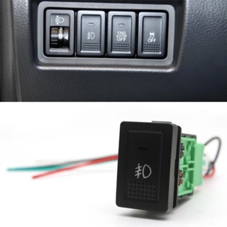 SUZUKI 1pc DRL LED 燈停車雷達電源音樂開關按鈕帶線適用於鈴木 SX4 Swift Alto Grand