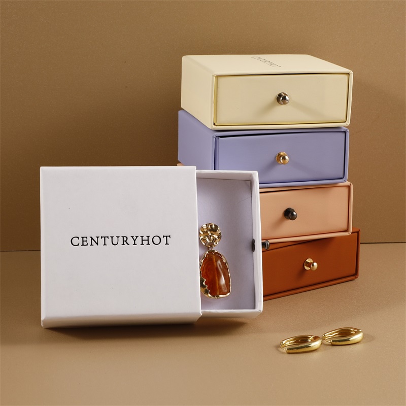 客製化 飾品盒 首飾盒 珠寶盒 收納盒 logo定製釘子抽屜盒高端珠寶首飾飾品盒抽屜盒項鏈戒指吊墜