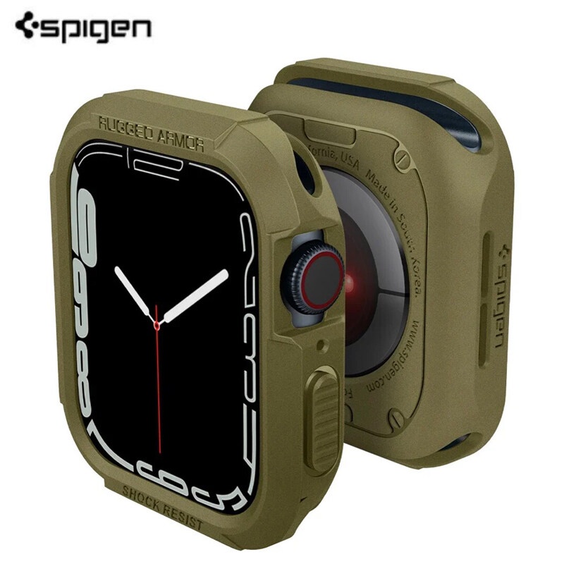 Spigen TPU 錶殼軟保護套兼容 Apple Watch 45mm 44mm 41mm 40mm iWatch S