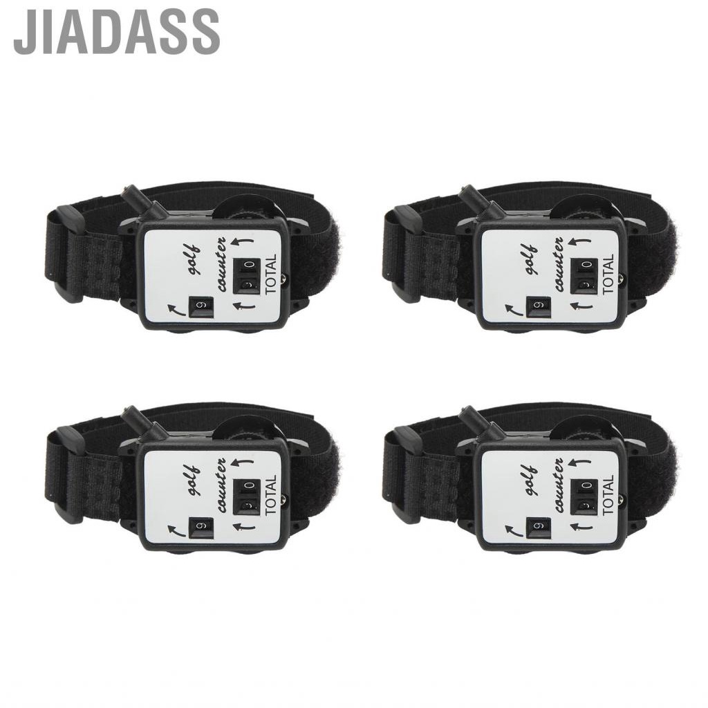 Jiadass 4 件裝高爾夫記分桿計數器計數手錶推桿計分裝置