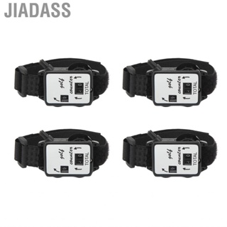Jiadass 4 件裝高爾夫記分桿計數器計數手錶推桿計分裝置