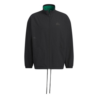 Adidas ST FL REVRS JKT IT3965 男 立領外套 雙面穿 運動 休閒 寬鬆 保暖 舒適 黑綠