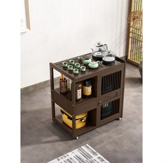 110V 移動茶臺家用茶車客廳簡易泡茶桌燒水壺一體茶水櫃小型茶吧機組合 茶車 茶桌 泡茶桌 移動茶臺 套裝 茶几