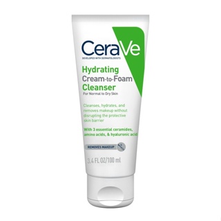 CeraVe適樂膚溫和洗卸泡沫潔膚乳 100ml