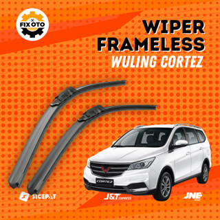Wuling Cortez 汽車雨刮器無框軟膠模型 1 SET 2 PCS 左右