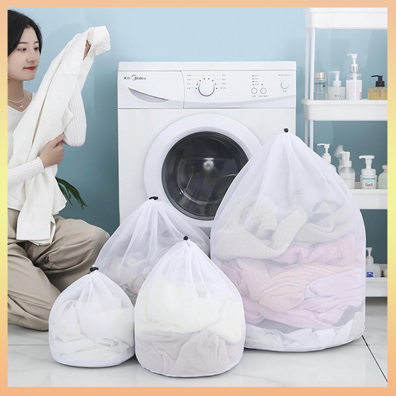 洗衣袋收納袋大容量臟洗衣袋抽繩網眼內衣洗衣籃網洗衣機袋