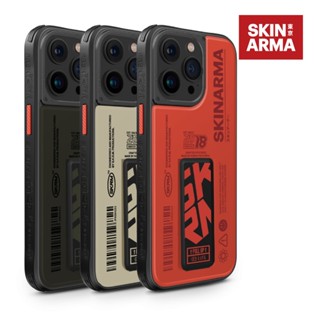 【SKINARMA】iPhone 15 磁吸充電支架防摔手機殼(Spunk)｜Pro/Max magsafe 手機殼