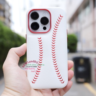 日系棒球皮革手機保護套 iPhone 15 14 13 Pro max 手機殼