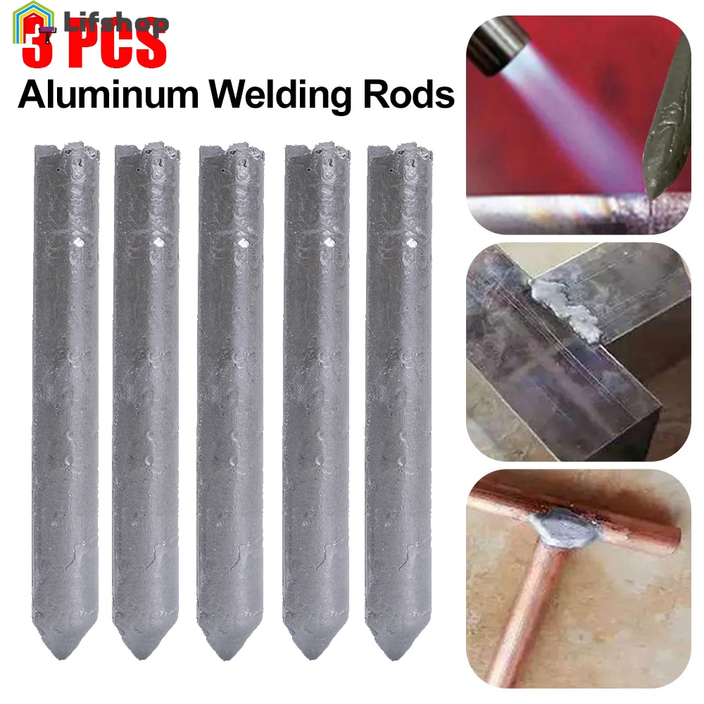 用於不銹鋼、銅管或鋁管的焊條 / 實用焊接工具 / 3 件粉芯鋁焊條 / 低溫易熔鋁焊條