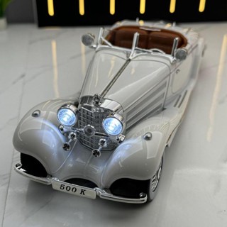 模型車 1:24 合金車 賓士 benz w29 敞篷車 老爺車 古董車 回力車 聲光車 玩具車 汽車模型 收藏品