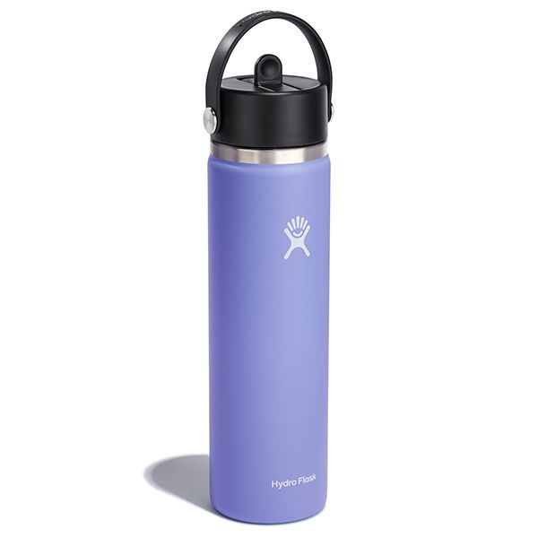 Hydro Flask 24oz寬口吸管真空保溫鋼瓶/ 紫藤花 eslite誠品